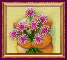 Набор-магнит для вышивки бисером «Букет для тебя»