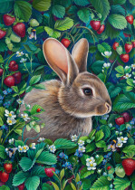 " ФРЕЯ" Пазл 1000 элемент. PZL- 1000/ 33 Зайка в землянике