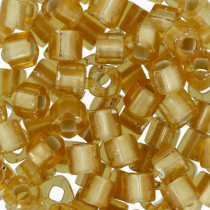 Бисер Япония "TOHO" CUBE 3 мм 5 г №0022F св.золотистый/матовый