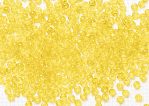 Бисер Чехия круглый 06/0 50г 80010h прозрачный желтый квадратное отверстие