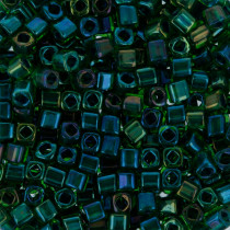 Бисер Япония "TOHO" CUBE 1.5 мм 5 г №0249 зеленый