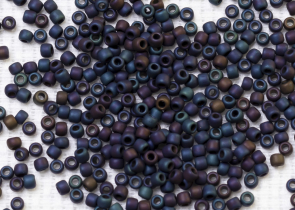 Бисер Япония круглый 11/0 10г 0082F туманность, матовый металлизированный